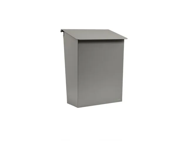 habo Postkasse grå