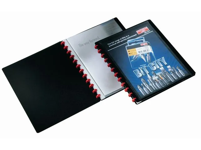 Durable Presentasjonsmappe DURALOOK A4 sort