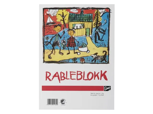 Emo Rableblokk A4 100g 50 blad