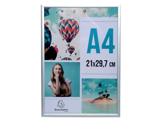 Exacompta Ramme EXACOMPTA A4 aluminium