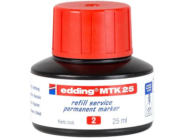 edding Refill EDDING permanent merkepenn rød
