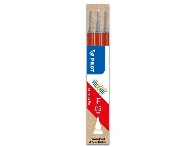 Pilot Refill PILOT Frixion Point 05 rød (3)