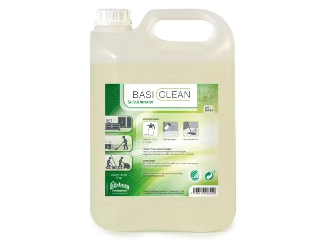 BASI CLEAN Rengjøring BASICLEAN gulv og interiør 5L
