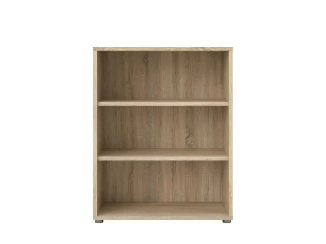 TVILUM Reol PRIMA m/2 hyller eik kolli 2/2