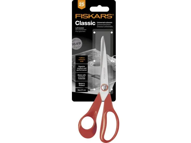 Fiskars Saks Universal 21cm venstrehend