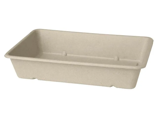 BioPak Salatboks DUNI 1200ml bagasse brun (40)