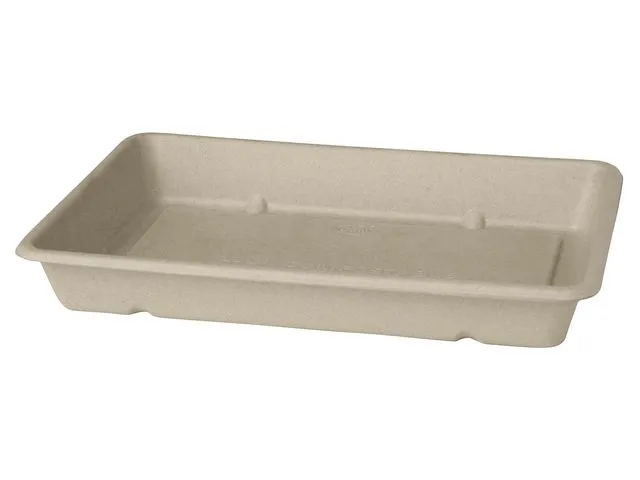 BioPak Salatboks DUNI 850ml bagasse brun (40)