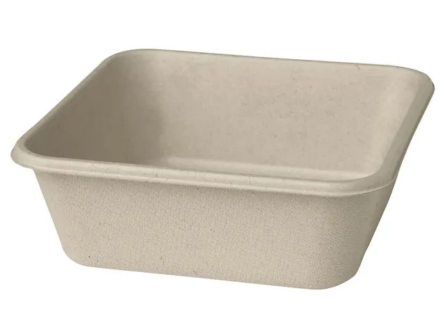 BioPak Salatboks DUNI 900ml bagasse brun (40)