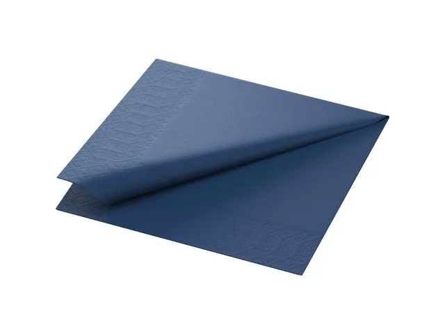 Duni Serviett Duni 1L 33cm mørk blå (500)