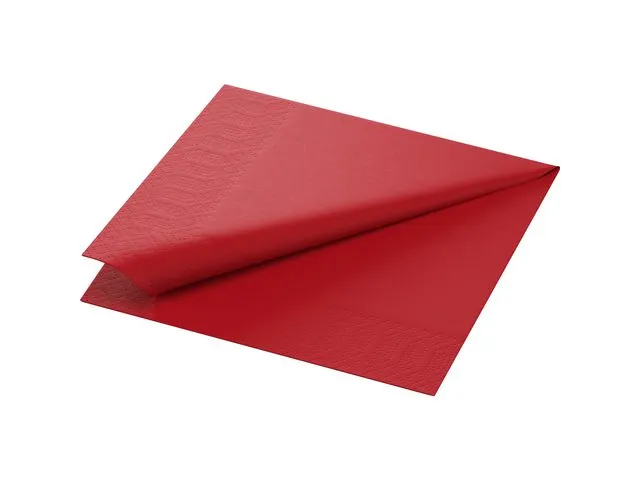 Duni Serviett Duni 1L 33cm rød (500)