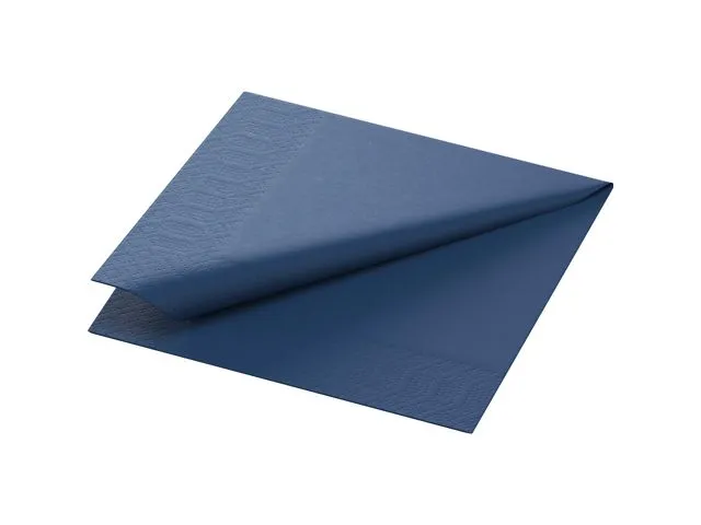 Duni Serviett Duni 3L 24cm mørk blå (250)