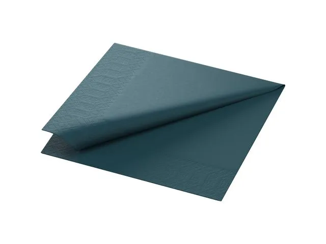 Duni Serviett Duni 3L 33cm Ocean Teal(125)