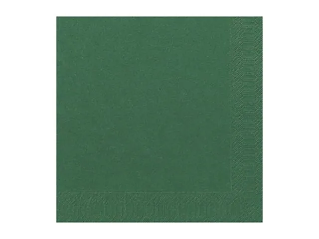 Duni Serviett Duni 3L 33cm mørk grønn (125)
