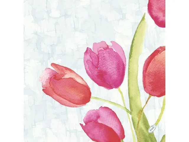 Duni Serviett DuniSOFT 40cm Tulips (50)
