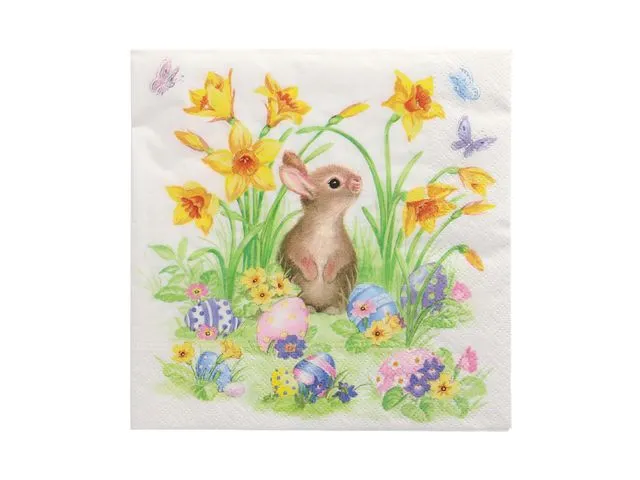 Papstar Serviett Papstar Påskehare 33x33cm (20)