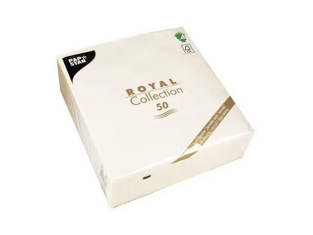 Papstar Serviett Papstar RC 40x40cm hvit (50)