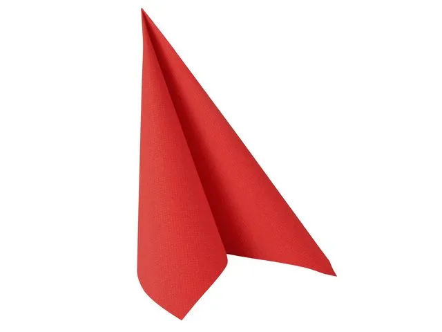 Papstar Serviett Papstar Royal 40cm rød (50)
