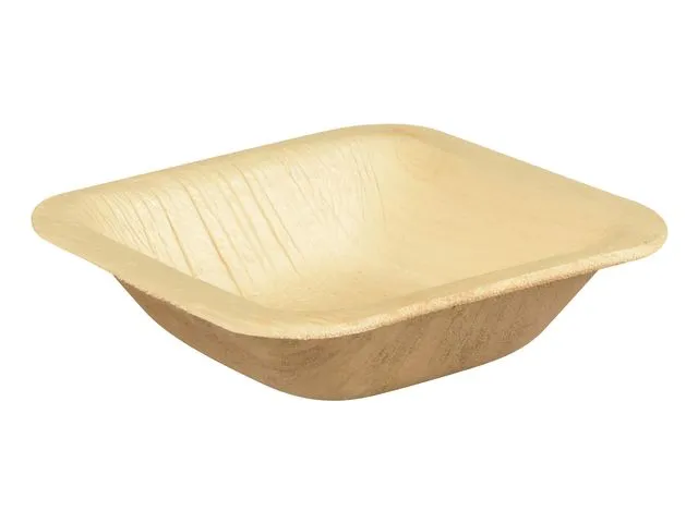 Papstar Pure skål, palmeblad, 40ml, 8 x 8 cm, pakke med 25