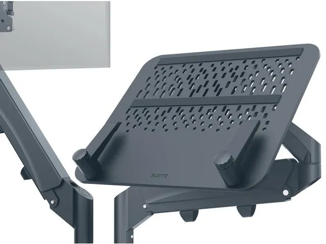 Leitz Skjermarm LEITZ m/Laptoparm Dobbel Grå