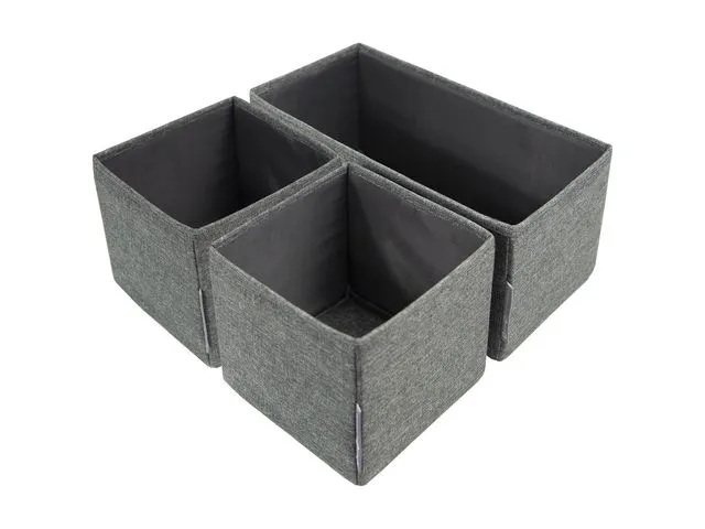 Bigso Box Skuffeinnsats BIGSO 3 deler grå (3)