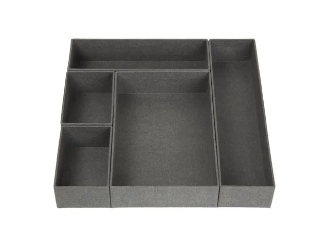 Bigso Box Skuffeinnsats BIGSO Emma sett grå (5)
