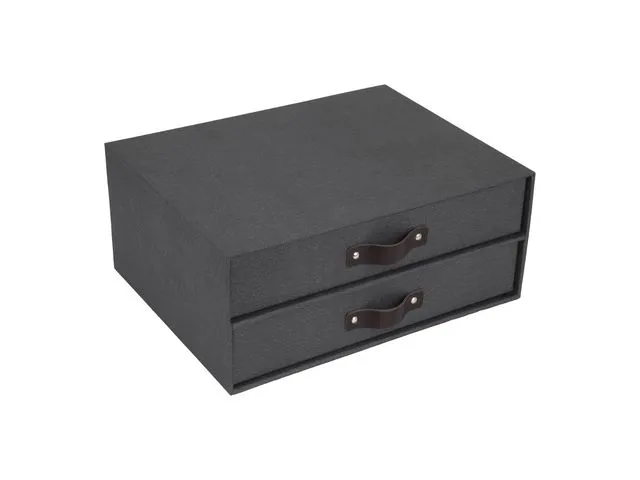 Bigso Box Skuffekabinett BIGSO Birger A4 2 sk.sort
