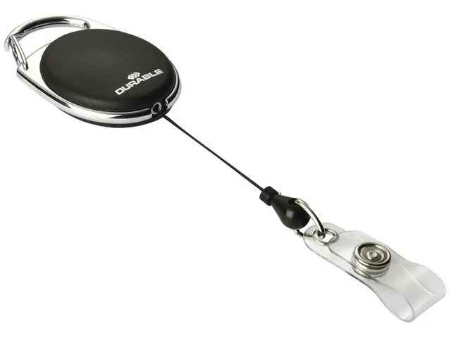 Durable Snelle DURABLE metallclip met sort (10)