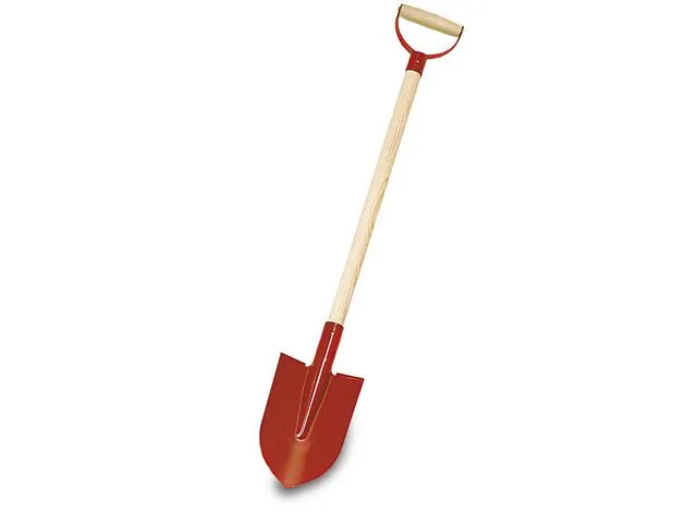stålspade med trehåndtak, 700 mm