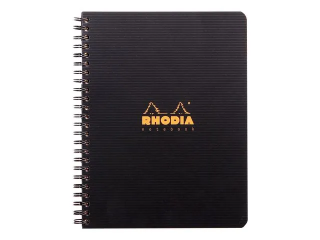 Rhodia Spiralbok RHODIA Active A5+ PP rutet sor