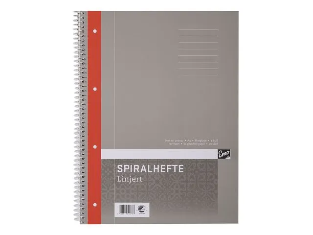 Emo Spiralhefte EMO A4 60g 70 blad linjer