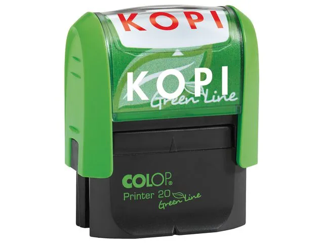Colop Stempel GL Printer 20/L kopi, 14 x 38 mm, rød