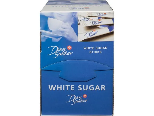 DANSUKKER Sukkersticks DANSUKKER hvit 4g (225)
