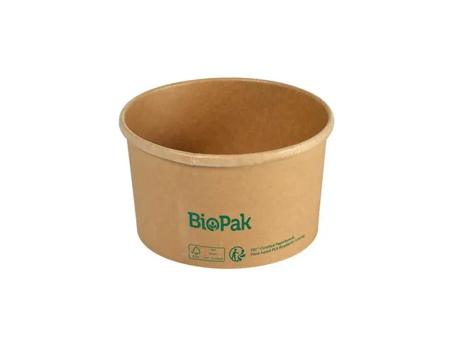 BioPak Suppebeger Duni 550ml papp brun (35)
