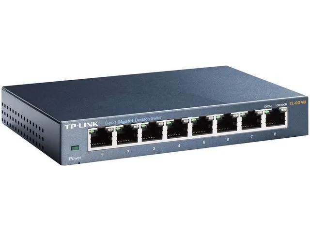 TP-Link Switch TP-LINK 8 porter 10/100/1000