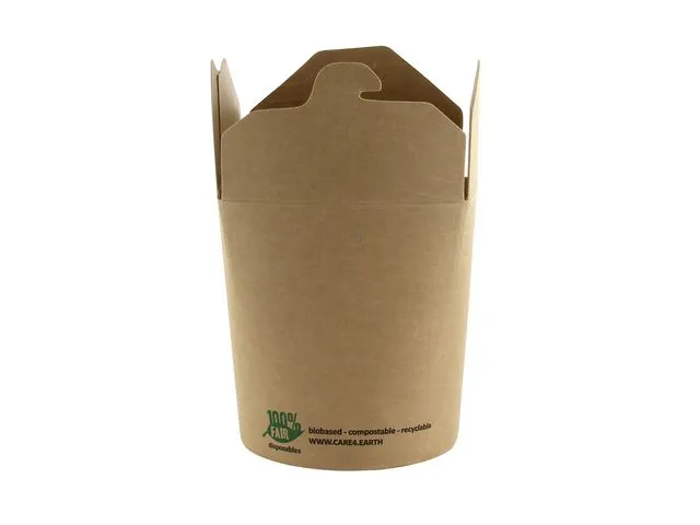 Papstar Takeawayboks PURE papp foldet 470ml (25)