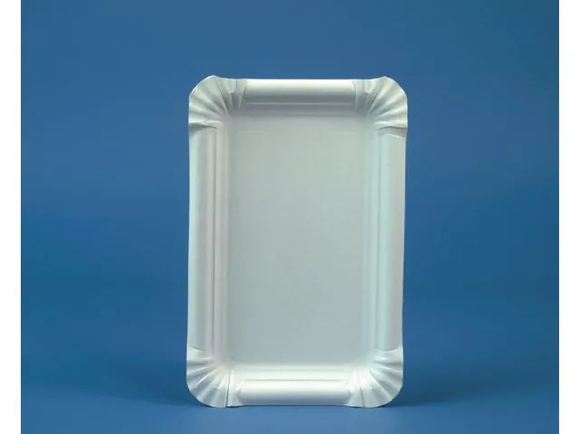 Papstar Tallerken PURE papp 13x20cm hvit (250)