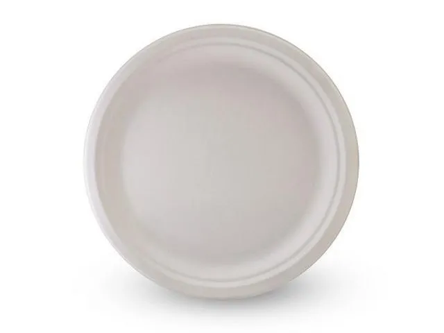 Huhtamaki Tallerken bagasse fiber 22cm hvit (50)