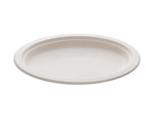 Tallerken bagasse oval 19x26cm (50)