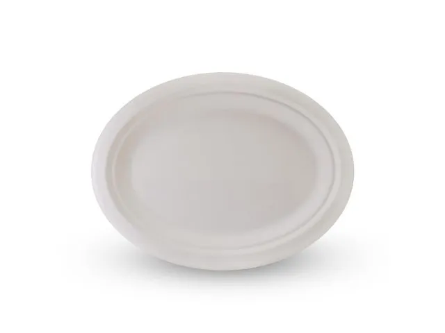 Huhtamaki Tallerken bagasse oval 26cm (50)