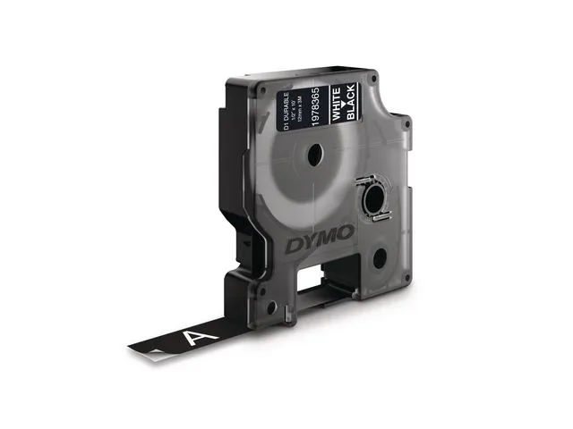 Dymo Tape DYMO D1 12mm x 3m hvit/sort