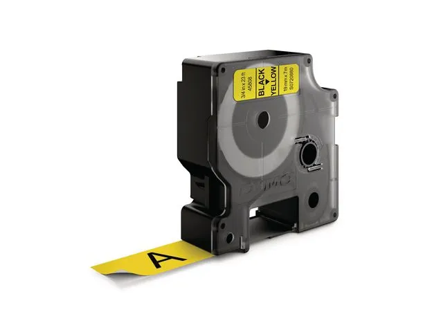 Dymo Tape DYMO D1 19mm x 7m sort/gul