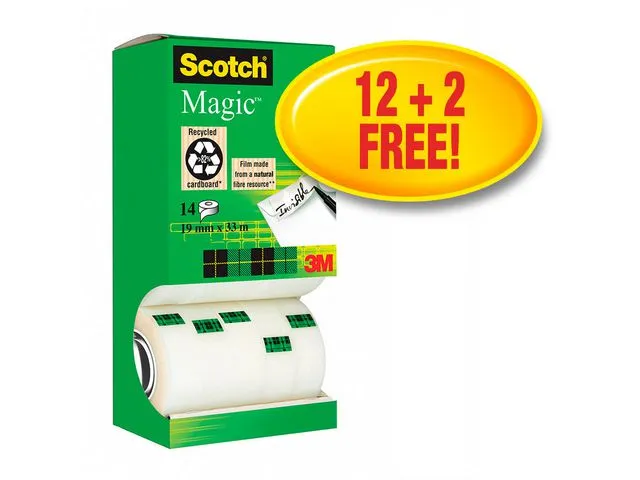 Scotch® Tape SCOTCH Magic 810 12+2rl gratis(14)