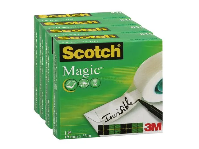 Scotch® Tape SCOTCH Magic 810 19mmx33m (4)