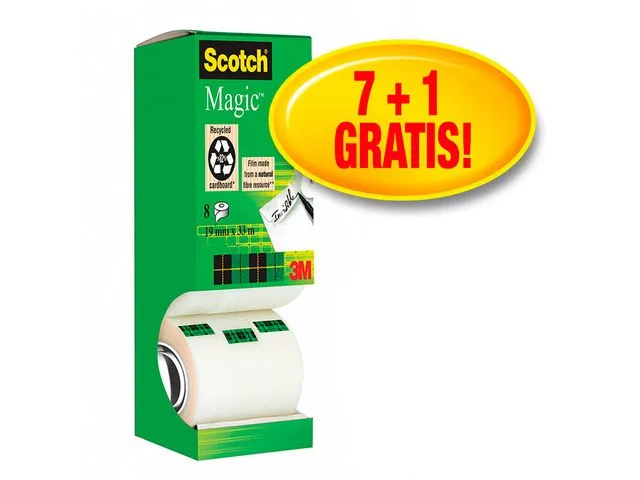 Scotch® Tape SCOTCH Magic 810 7+1rl gratis (8)