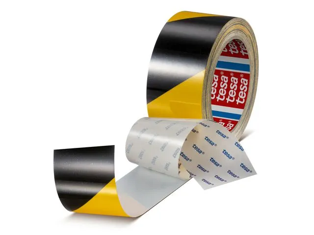 tesa® Tape TESA Anti-Scratch PET gulv sort/gul