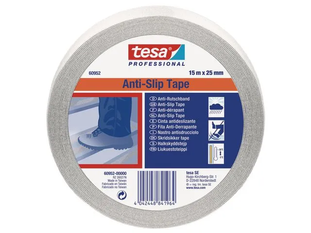 tesa® Tape TESA Anti-skli 15Mx25MM klar