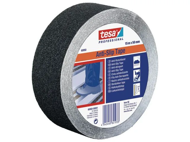 tesa® Tape TESA Anti-skli 15Mx25MM sort