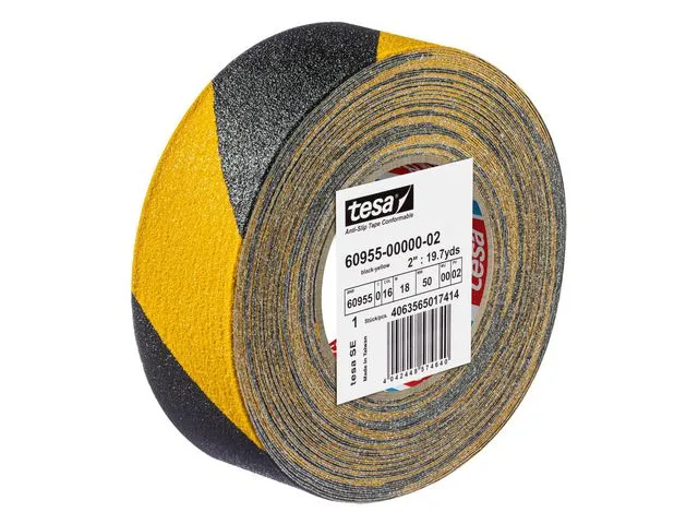 tesa® Tape TESA Anti-skli 18MX50MM gul/sort