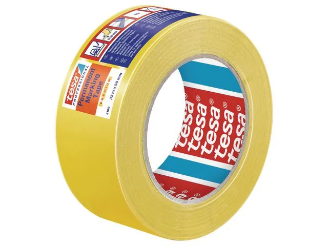 tesa® Tape TESA Flex Prem PVC gulv/varsel gul
