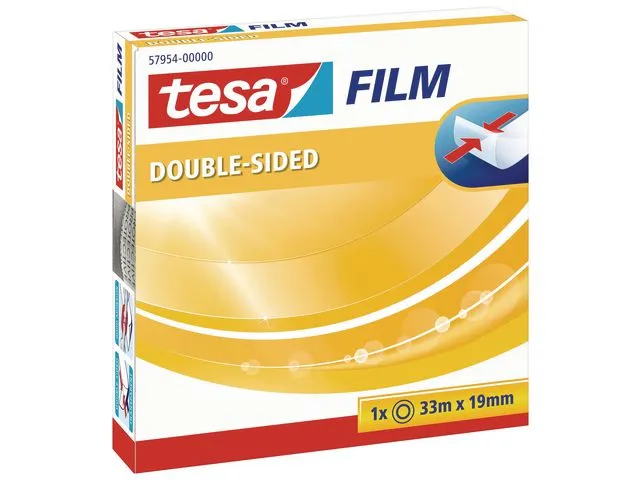 tesa® Tape TESA dobbeltsidig 19mmx33m